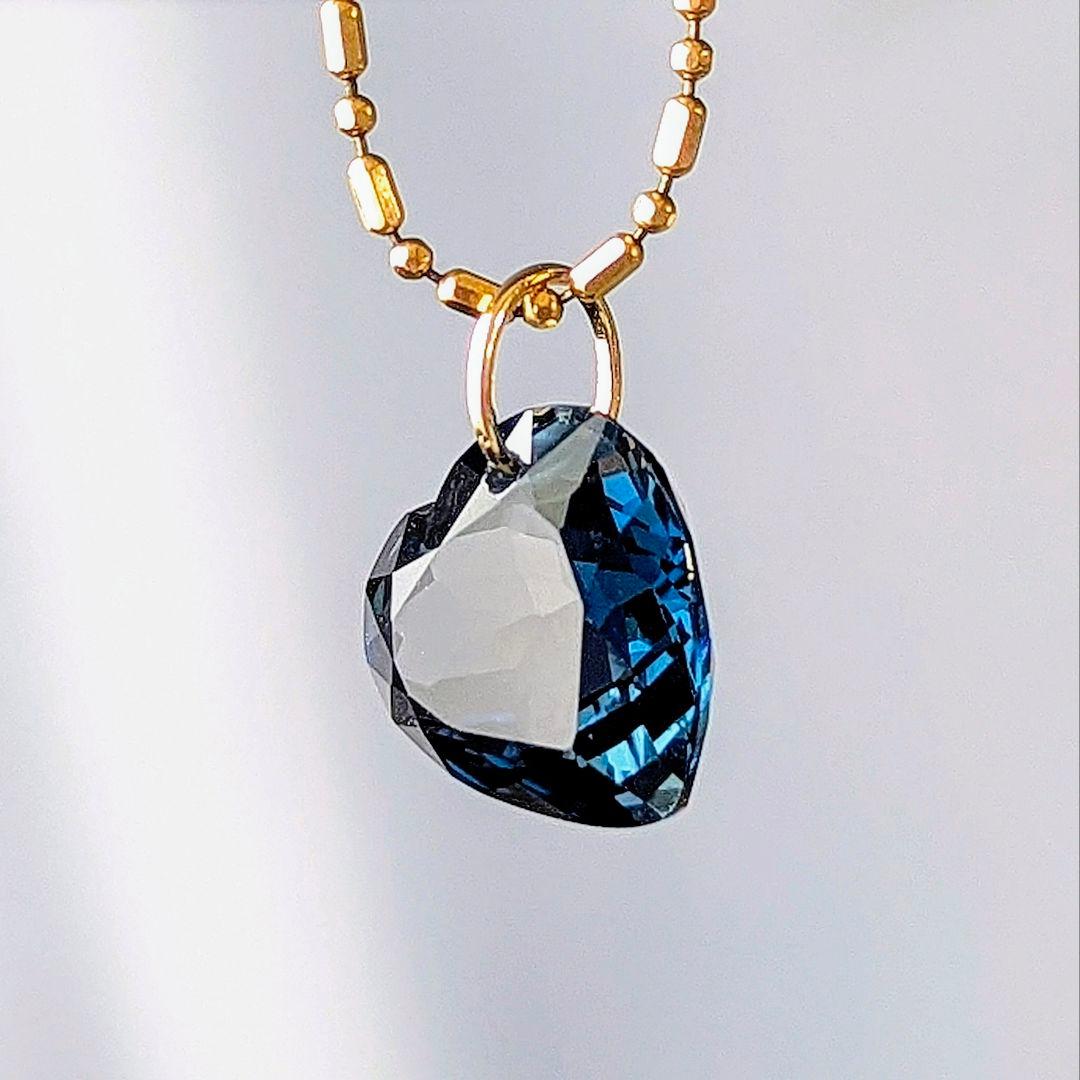 ♢N♢K18 ロンドンブルートパーズ 5ct ネックレスチャ―ム