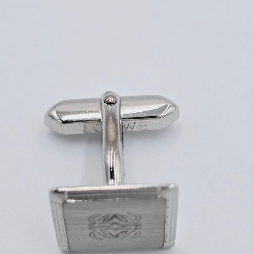 ★LOEWE★ カフリンクス アナグラム 正方形 SV925 シルバー 箱付き