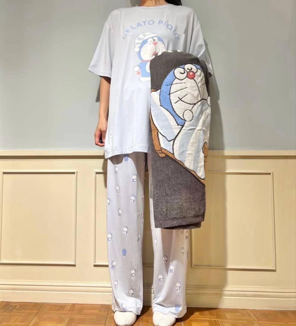 ジェラピケ ドラえもんジャガードブランケット