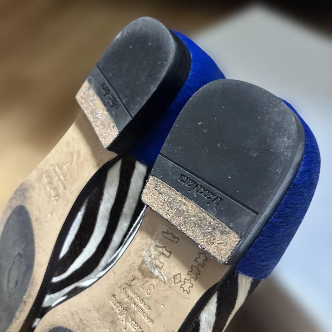 【MaxMara 】ゼブラ柄 ローファー / 37サイズ