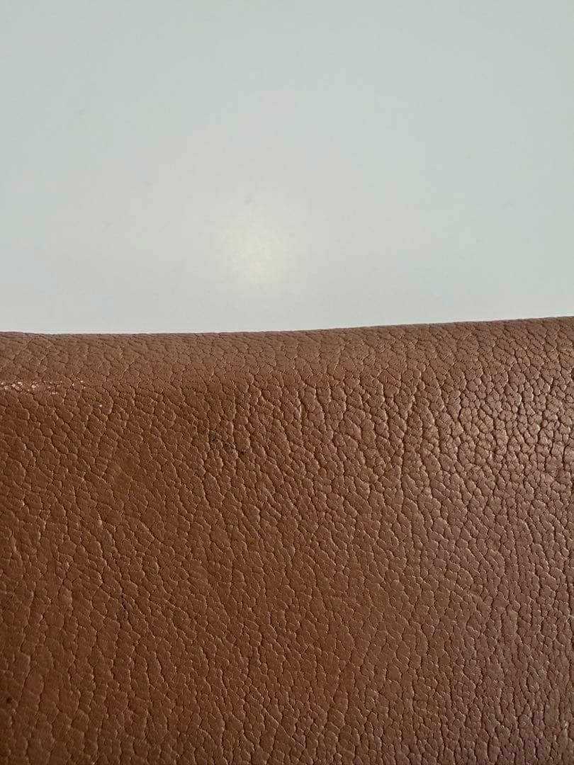 エルメス　名刺入れ　レザー ブラウン 茶 シルバー金具