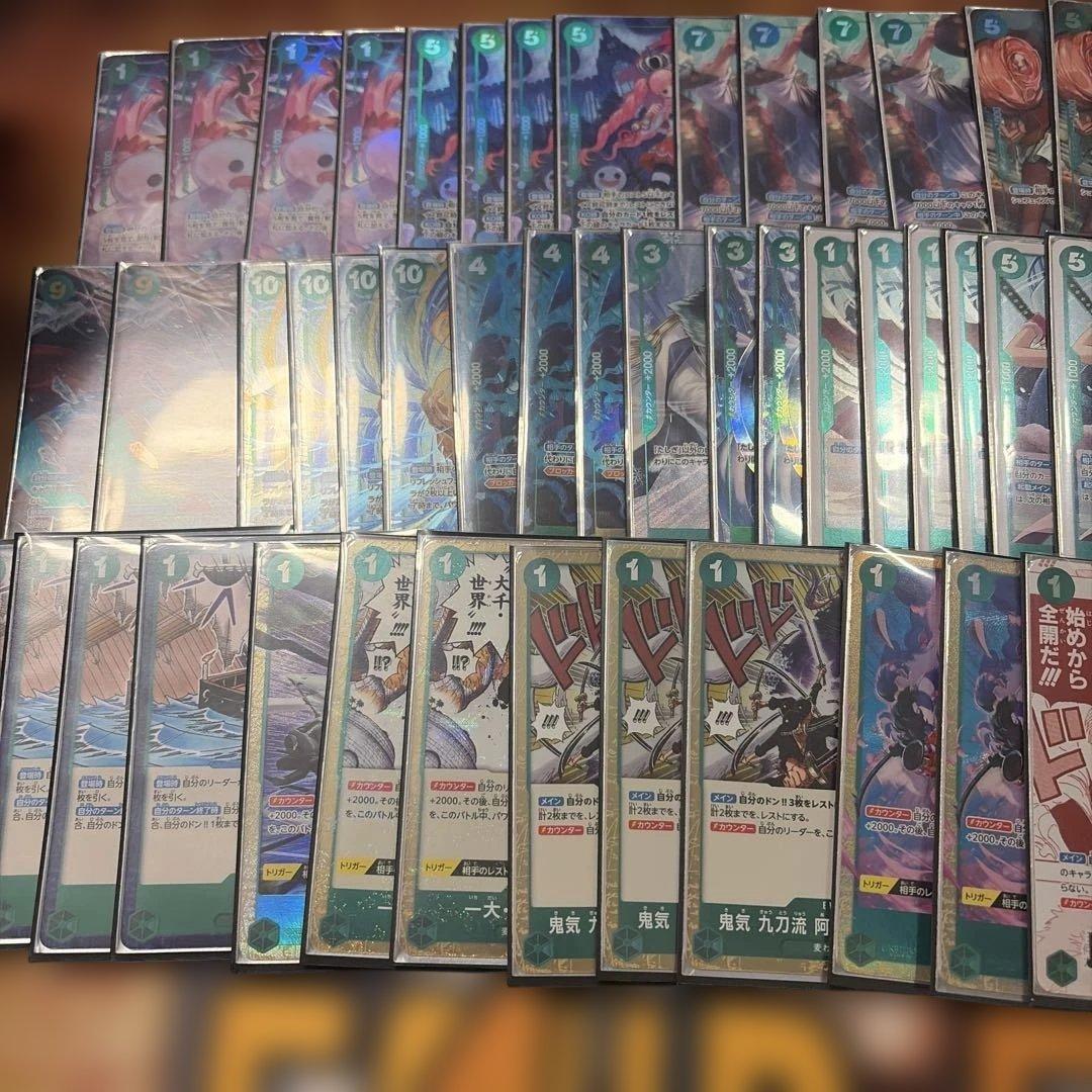 ワンピース　カード　ミホーク　デッキ　パラレル多数