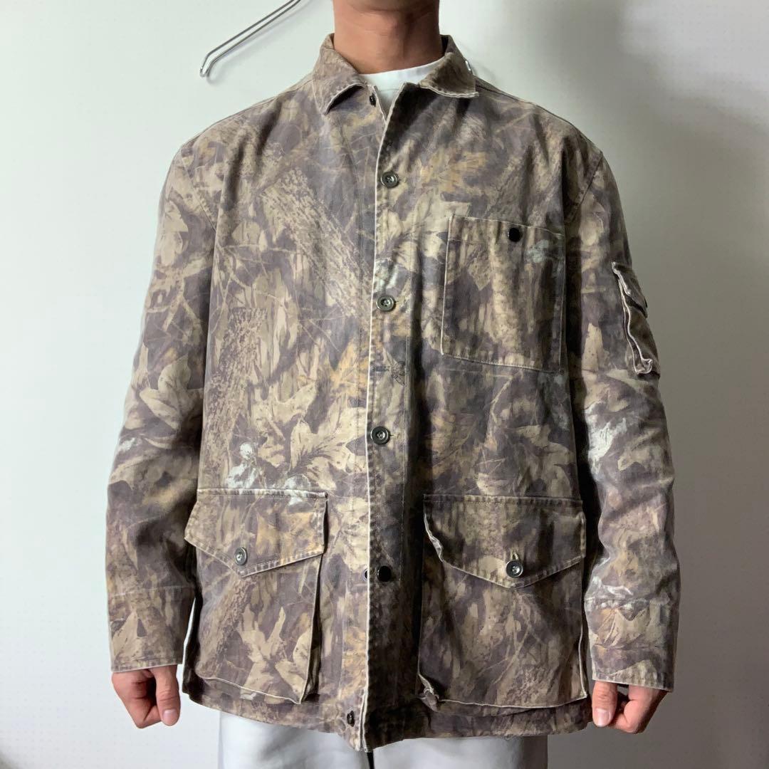 00s PPFM カバーオールワークジャケット L リアルツリー ドローコード