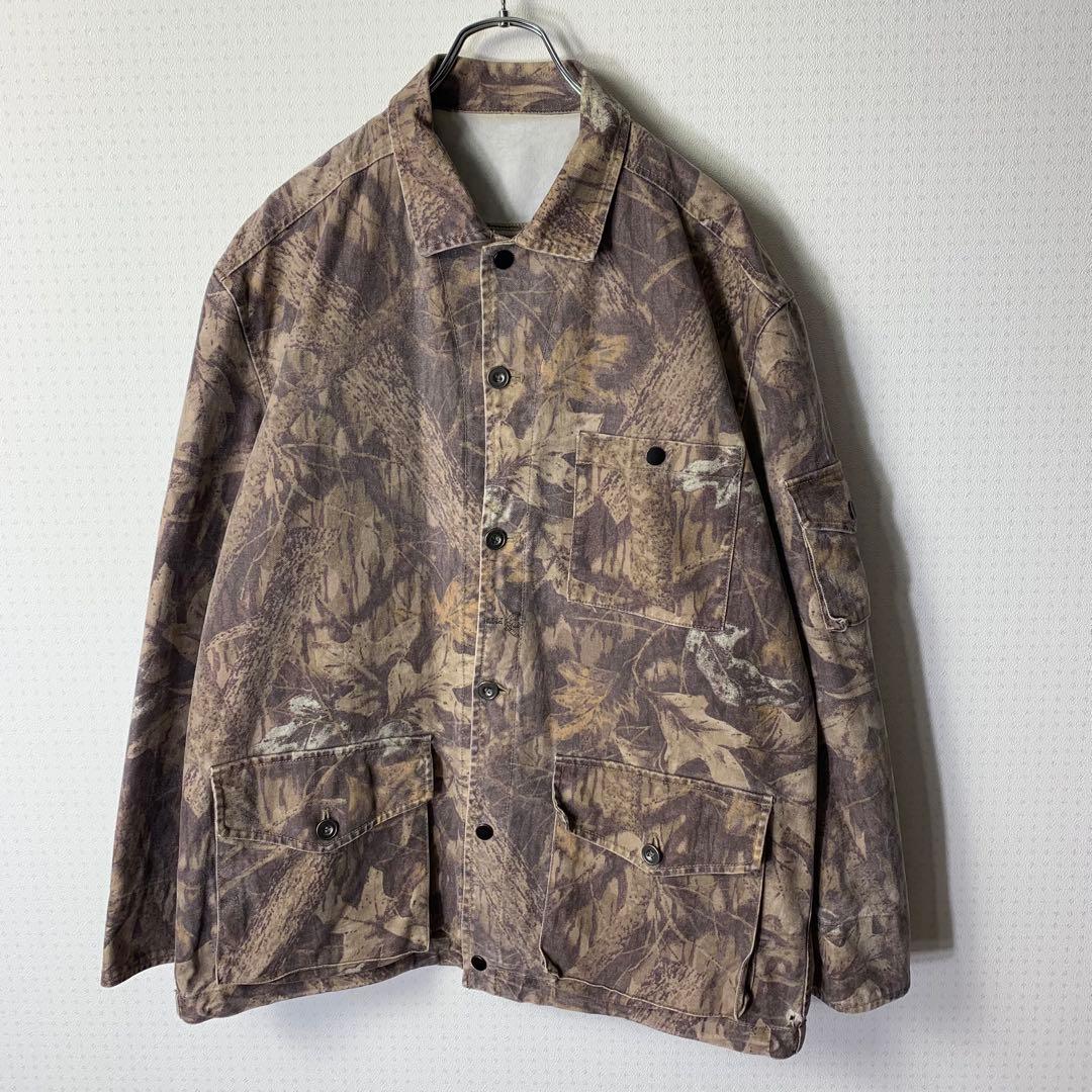 00s PPFM カバーオールワークジャケット L リアルツリー ドローコード