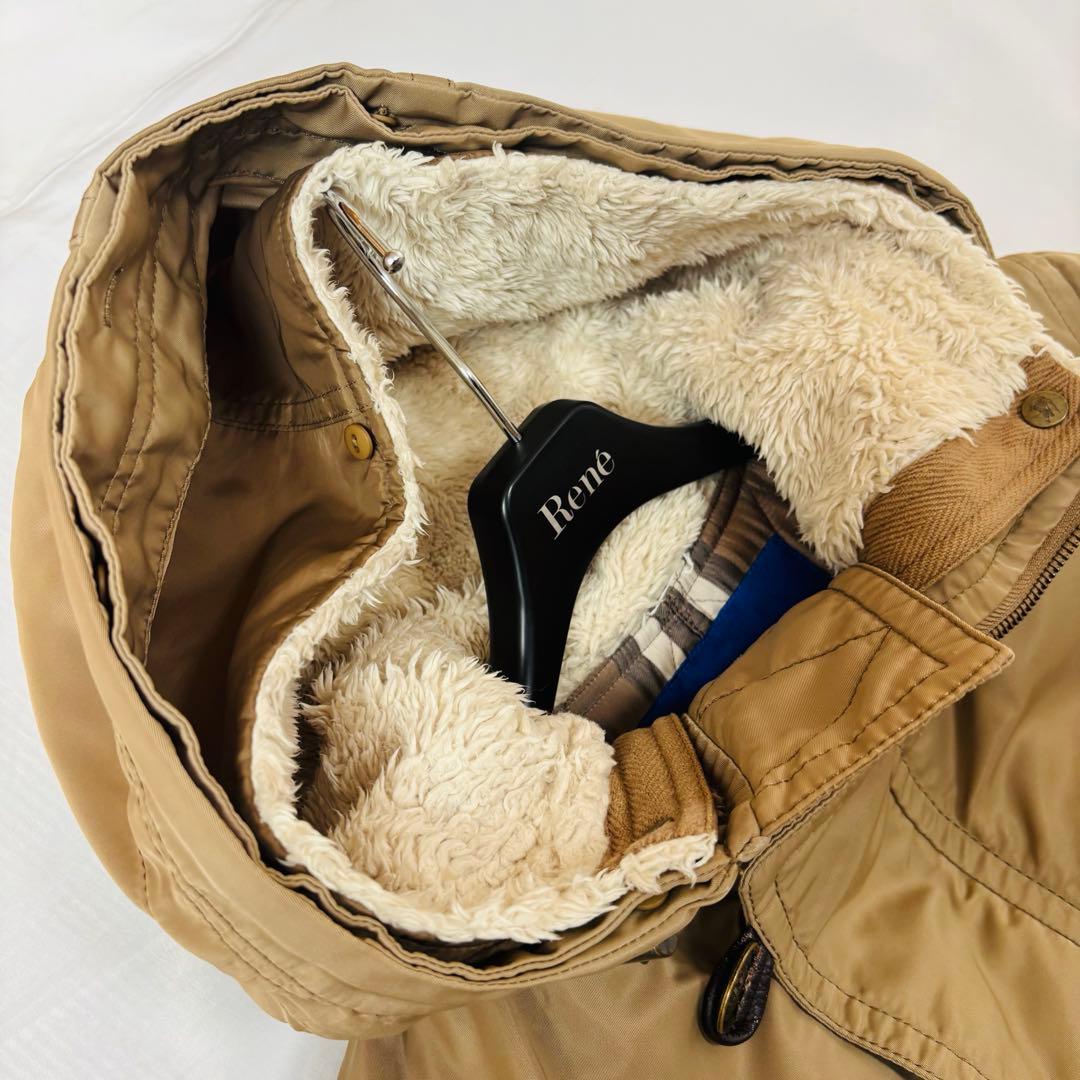 美品 BURBERRY BLUE LABEL モッズコート ノバチェック ロング