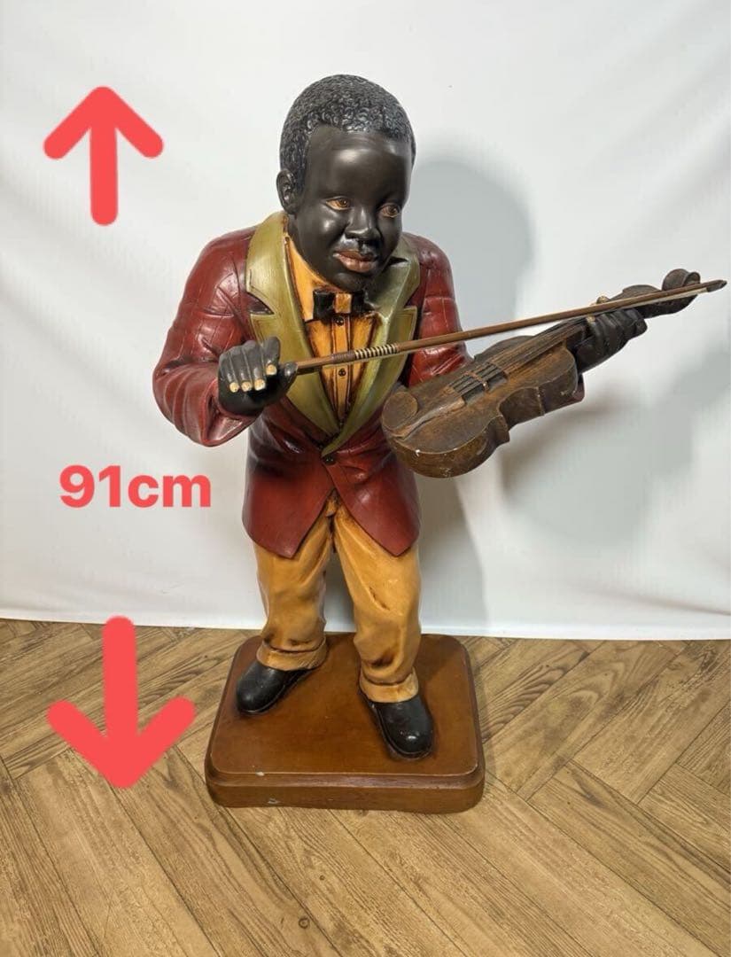 ジャズ ミュージシャン 高さ約91cm 横浜 KAZAMA＆CO バイオリニスト