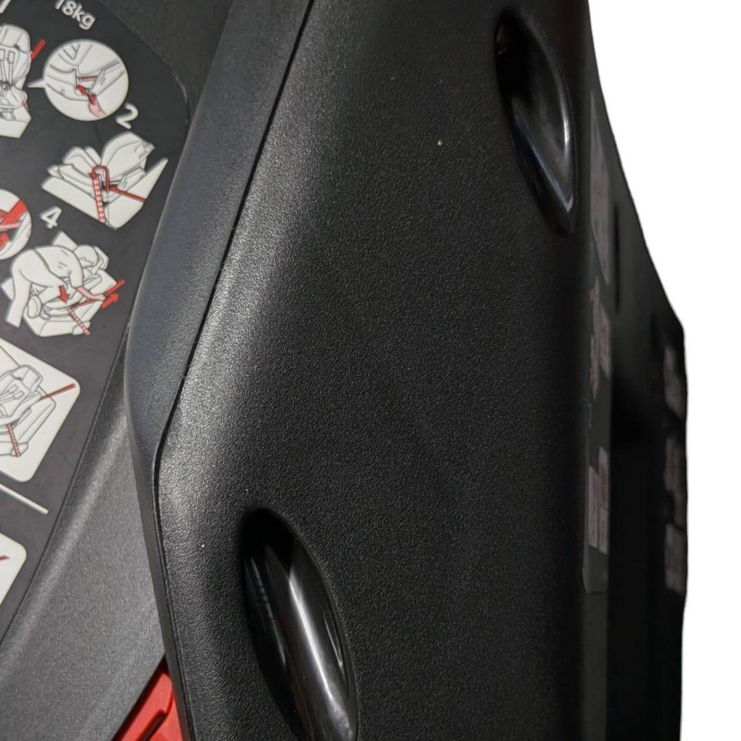 美品 エールべべ スイングムーン プレミアムS 黒 チャイルドシート ジュニア