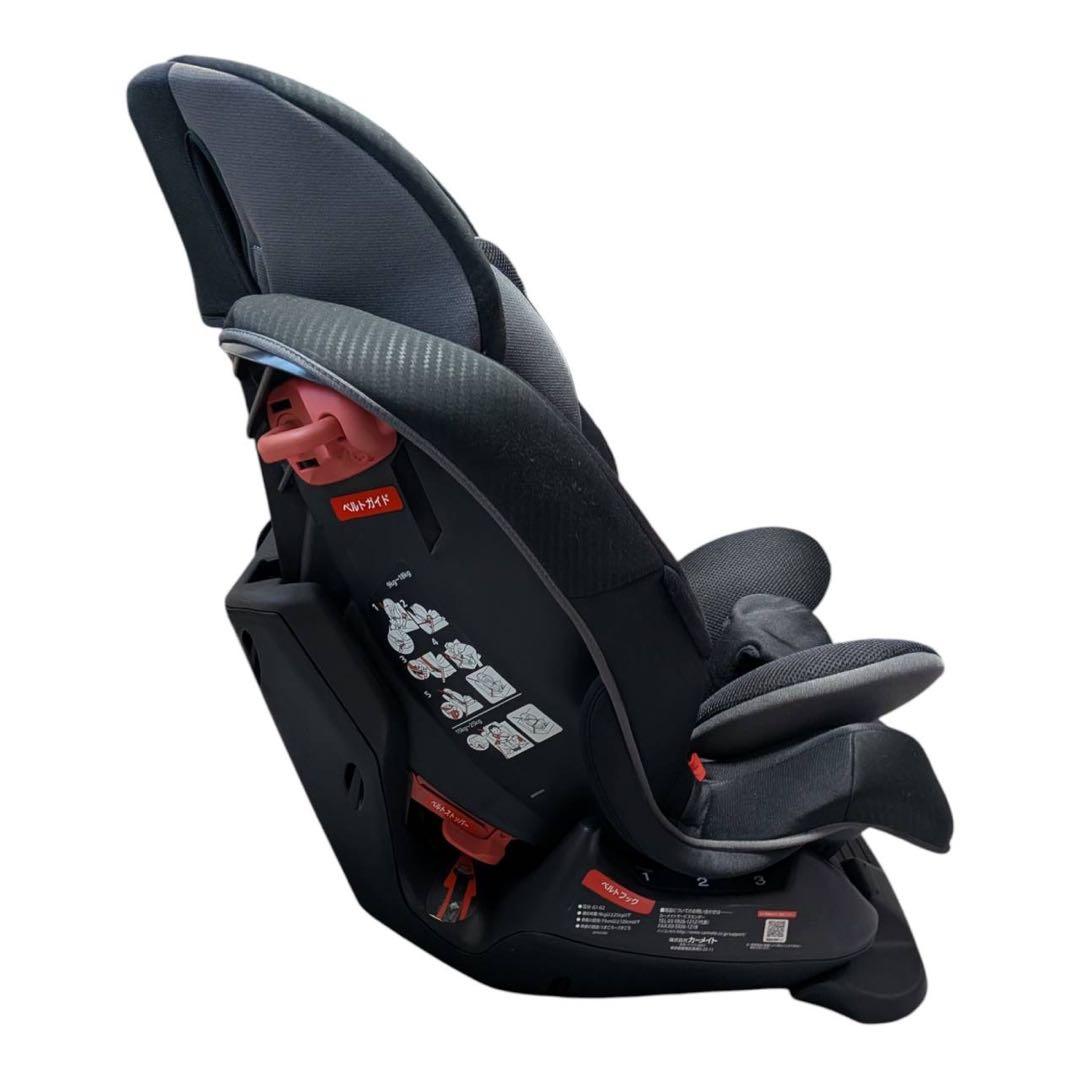 美品 エールべべ スイングムーン プレミアムS 黒 チャイルドシート ジュニア