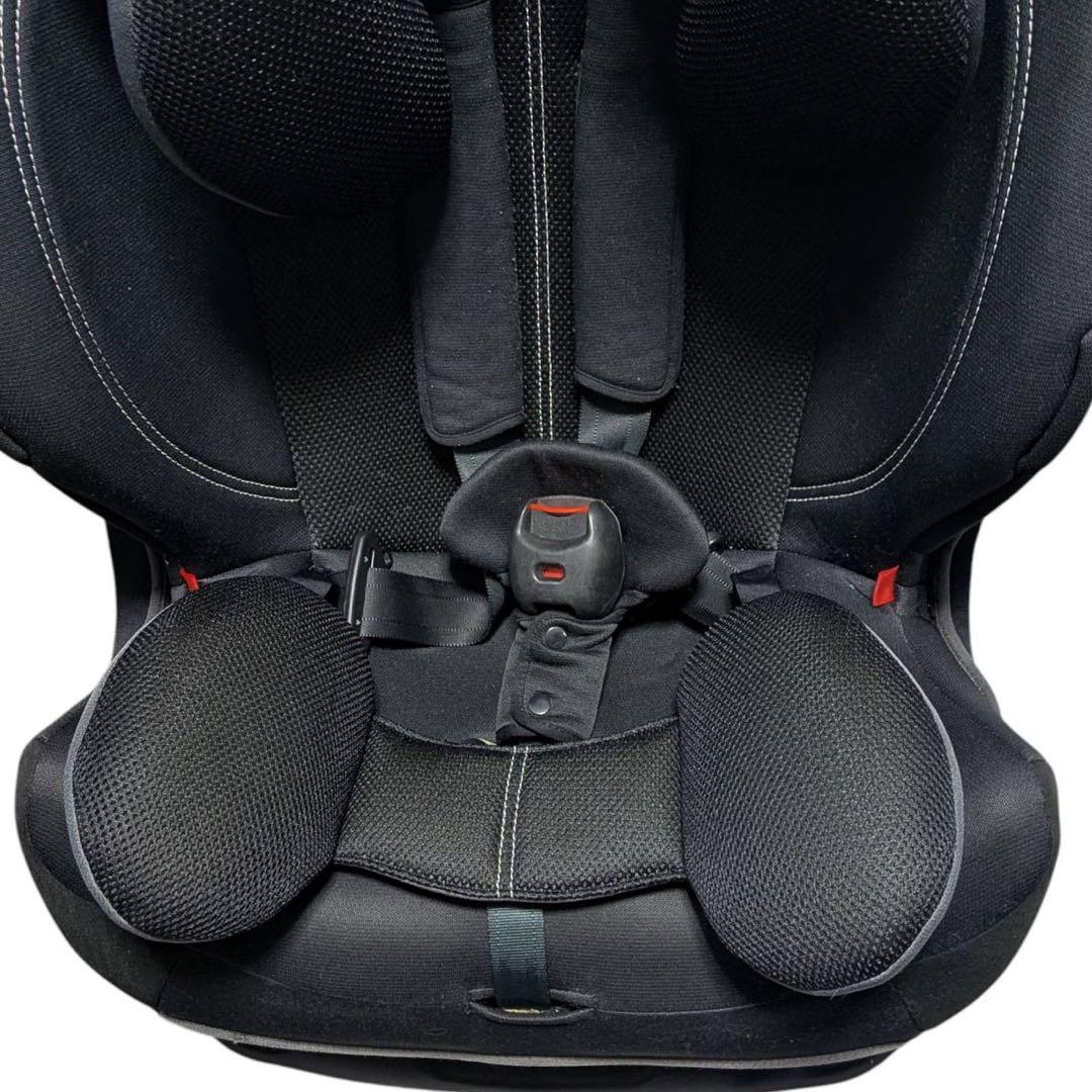 美品 エールべべ スイングムーン プレミアムS 黒 チャイルドシート ジュニア