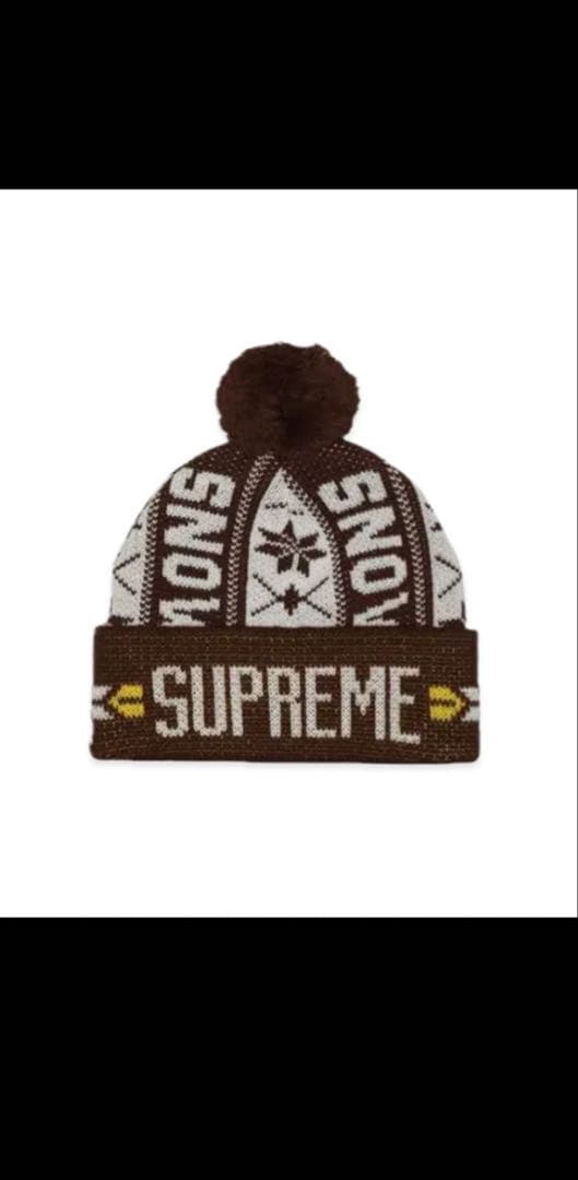 帽子 SUPREME  Beanie Brown