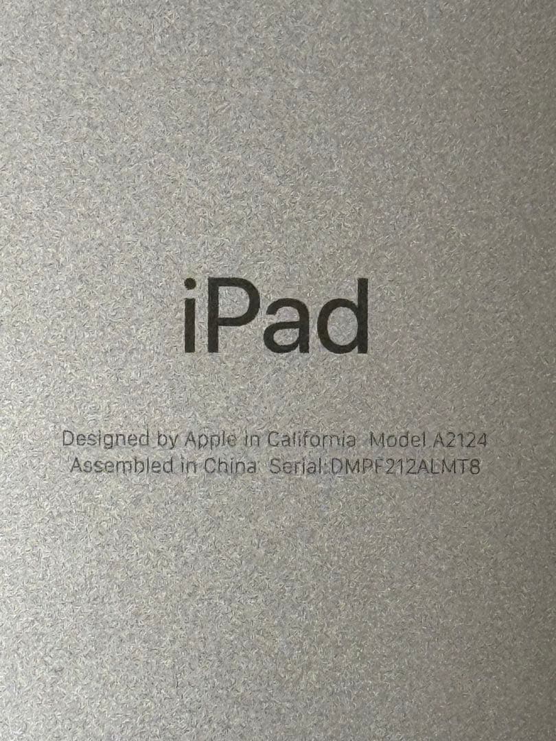 ジャンク品iPad mini 5 Wi-Fi＋Cellular スピーカー不良