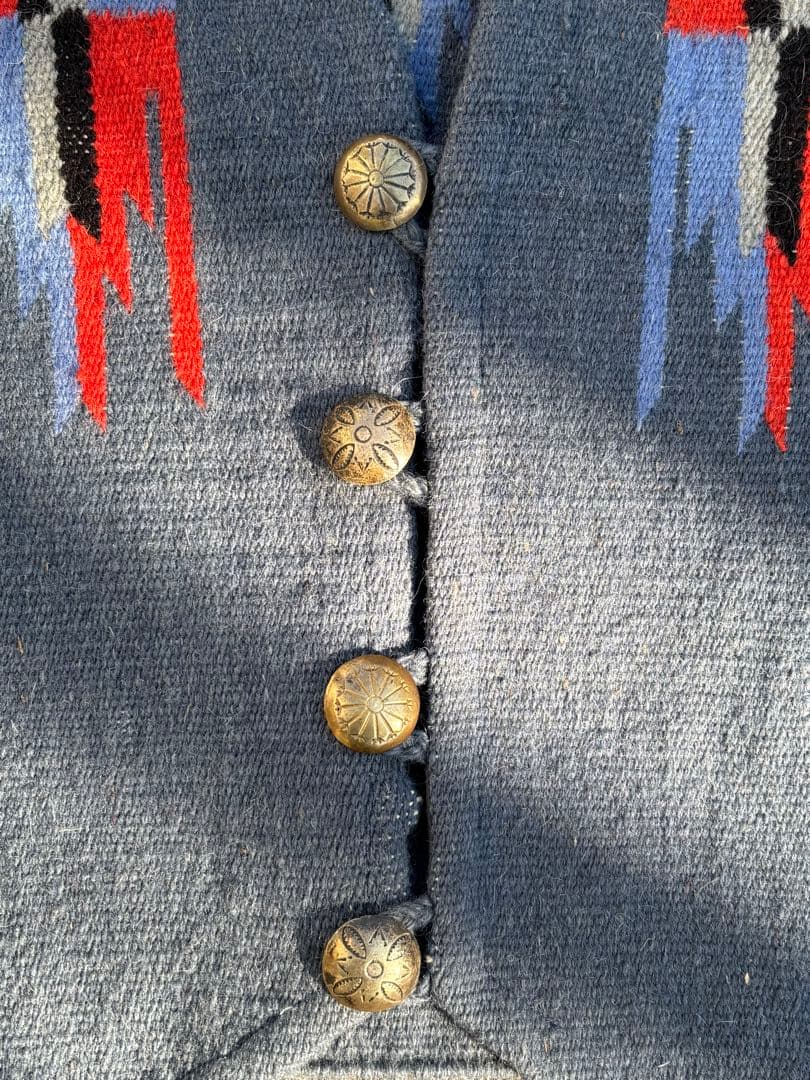 独*族様 30s チマヨベスト ヴィンテージ オルテガ CHIMAYO ORTE