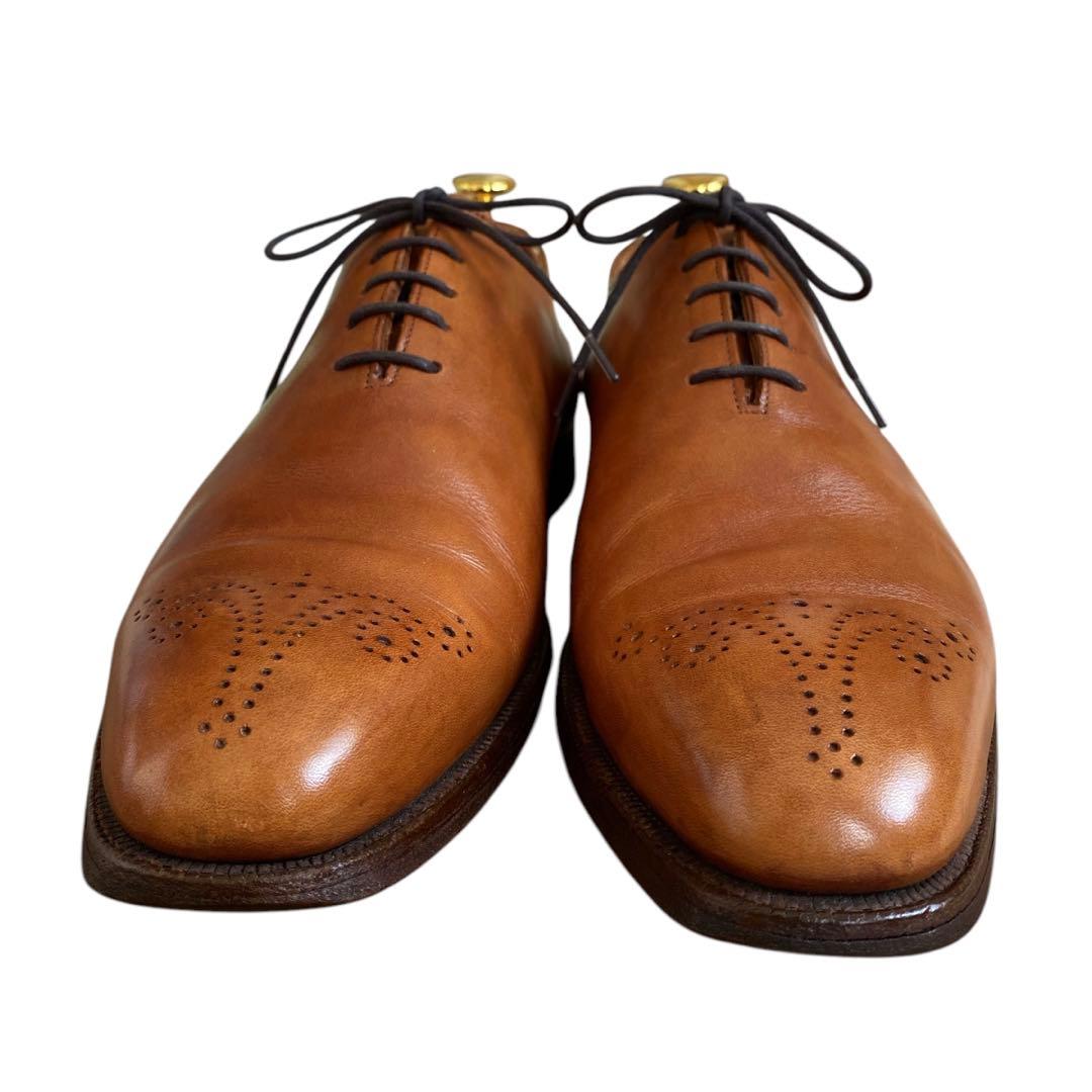 よ*ん様 ジョージクレバリー ドレスシューズ （25.5㌢） メダリオン ライト