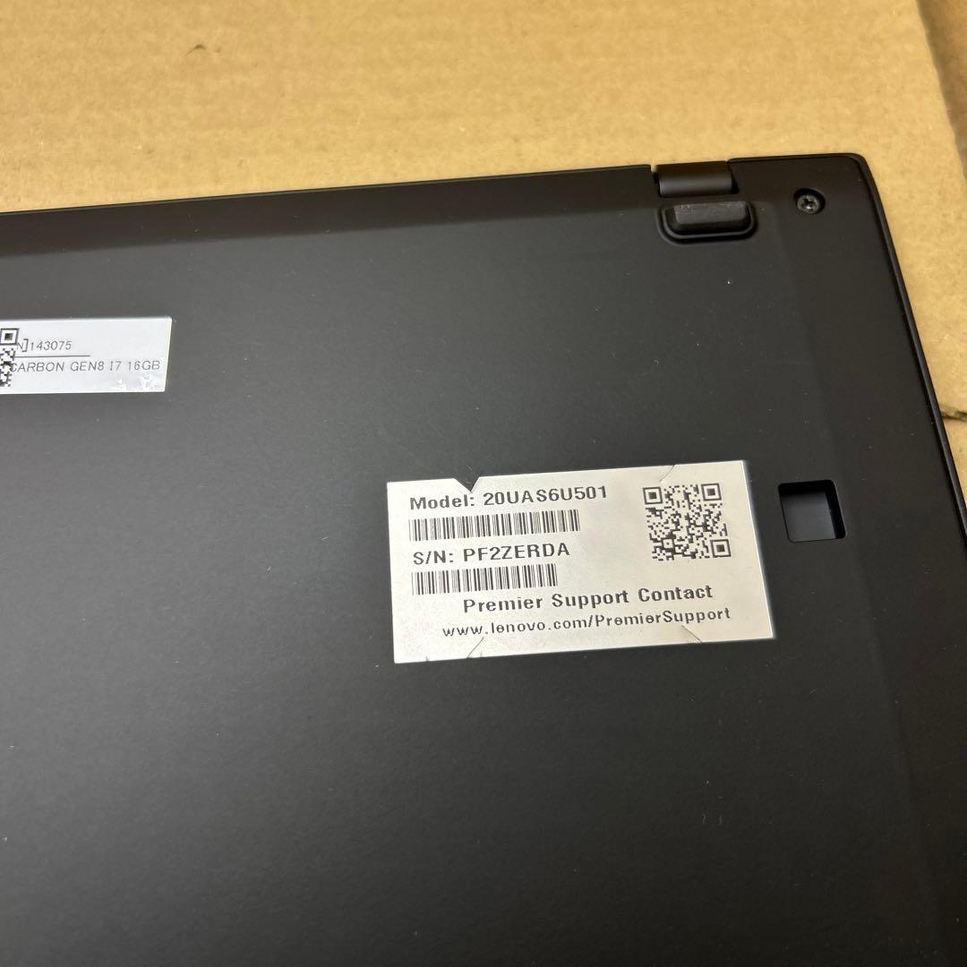 Windowsノート本体 ThinkPad X1 Carbon Gen8 16GB/512GB