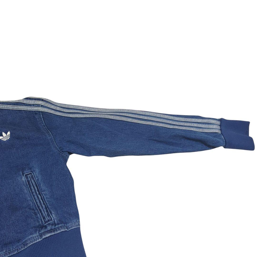XS）アディダス アディカラー デニム トラックトップ オリジナルス レディース