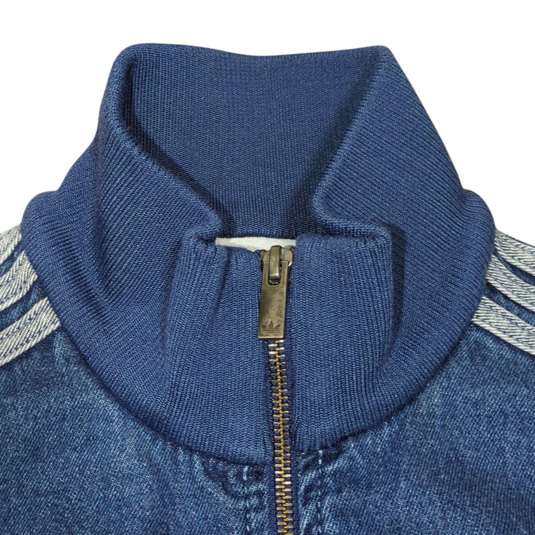 XS）アディダス アディカラー デニム トラックトップ オリジナルス レディース