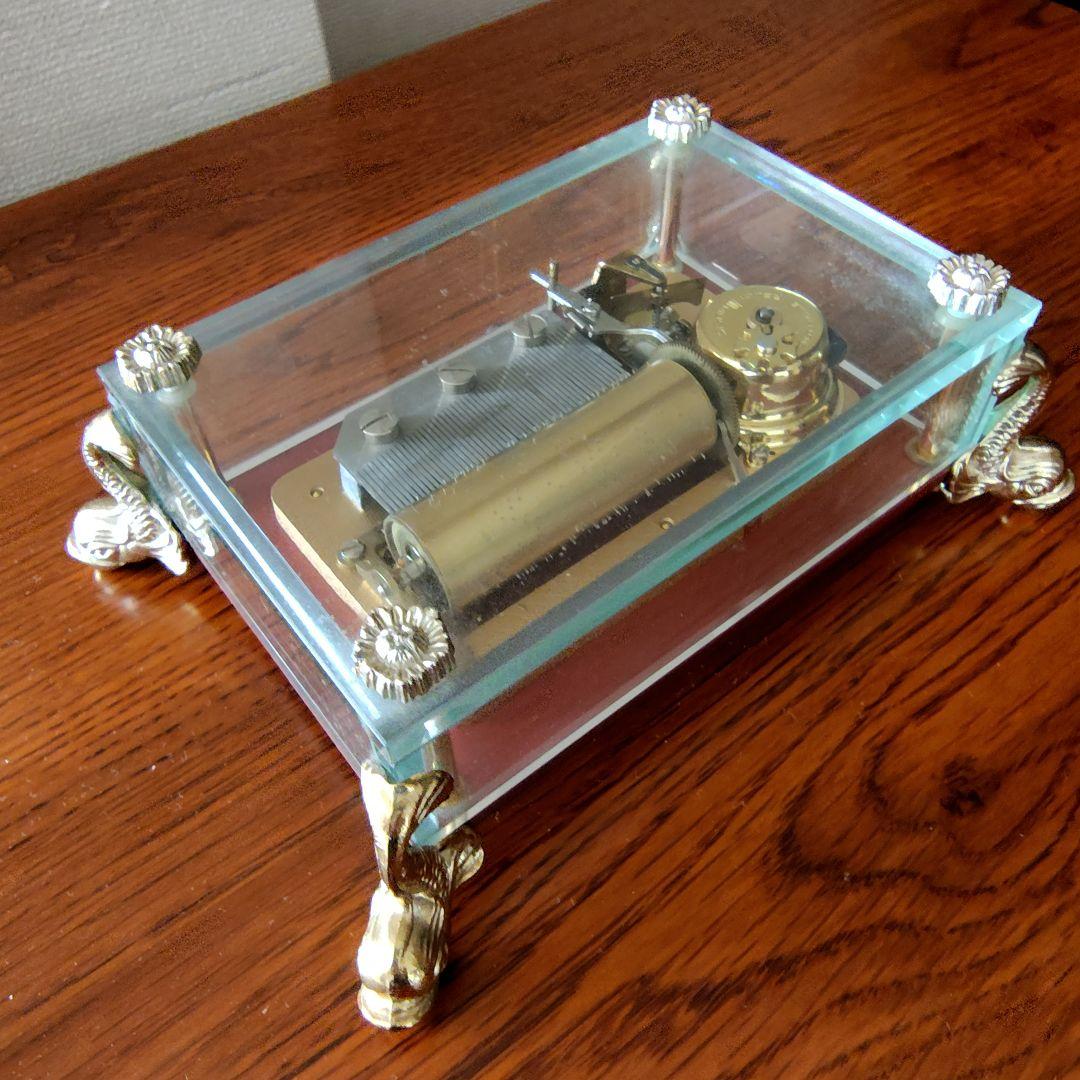 クラシックオルゴール ガラスケース付き