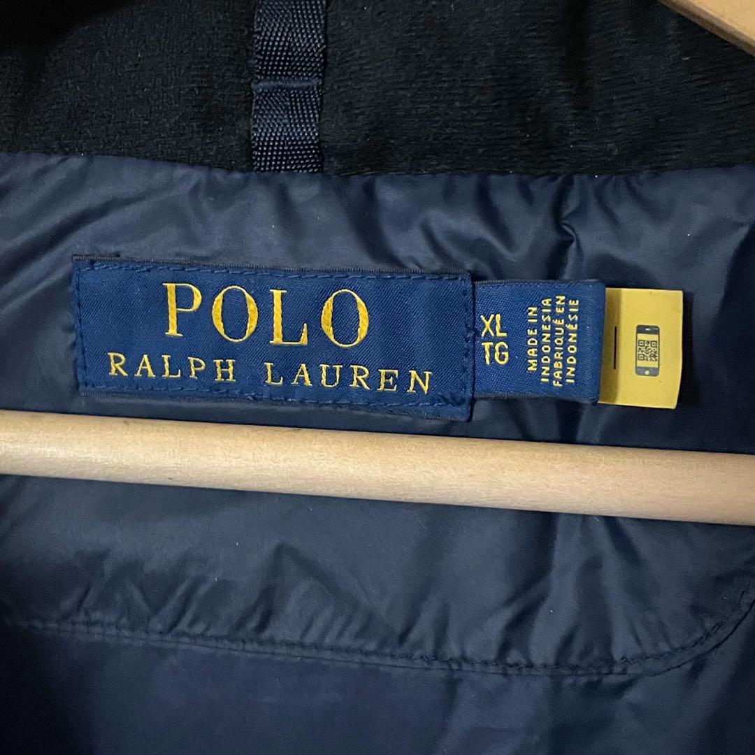 【現行QRタグ】POLO RALPH LAUREN ダウンベスト　赤