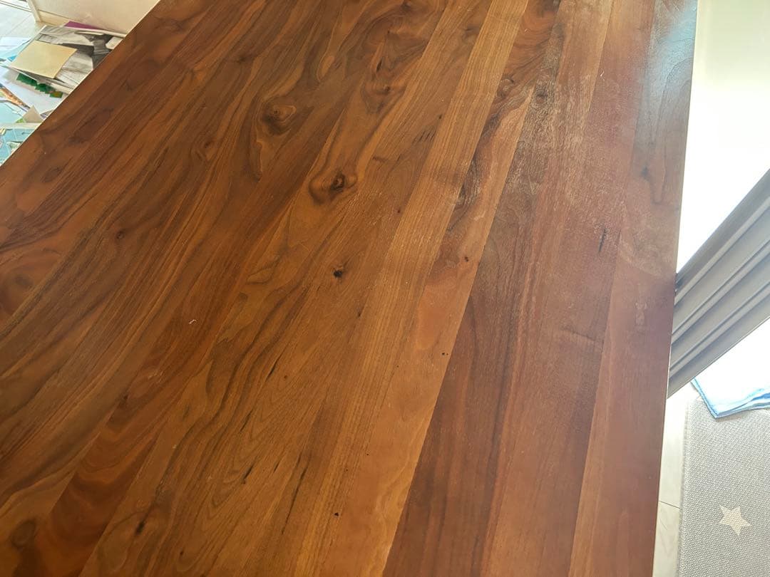 無垢材ウォールナットテーブル　無印良品