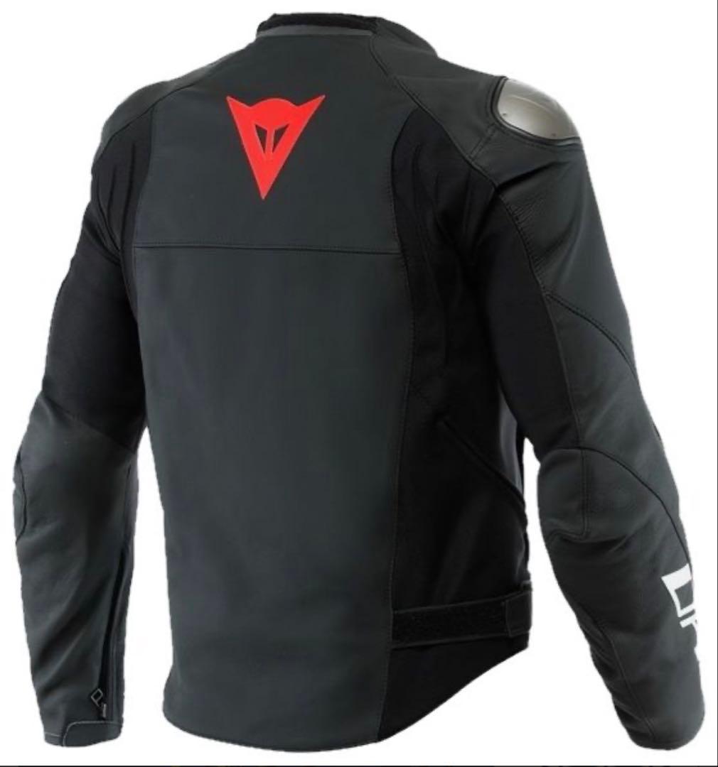 ダイネーゼ レザージャケット バイクウェア サイズ54 黒✖️赤