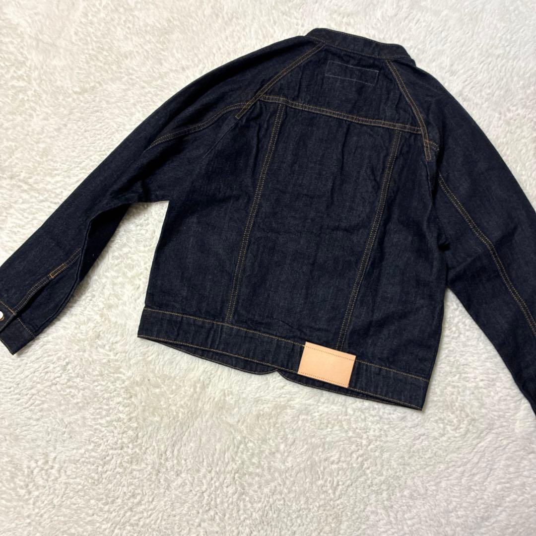 si-si-si comfort スタンドカラーベーシックデニムジャケット40