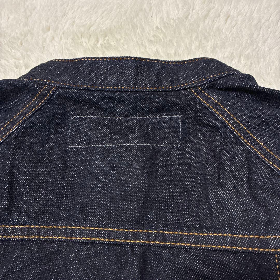 si-si-si comfort スタンドカラーベーシックデニムジャケット40