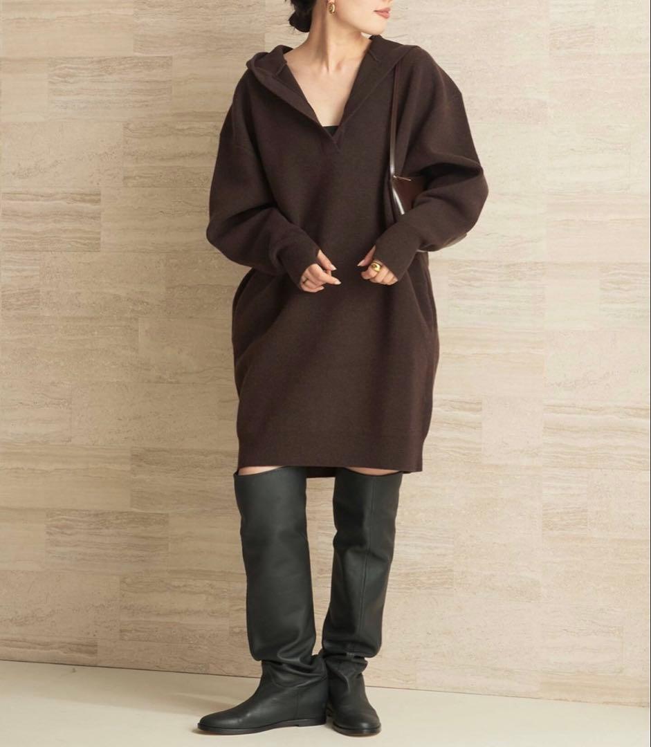 plage フーディ　ミニワンピース