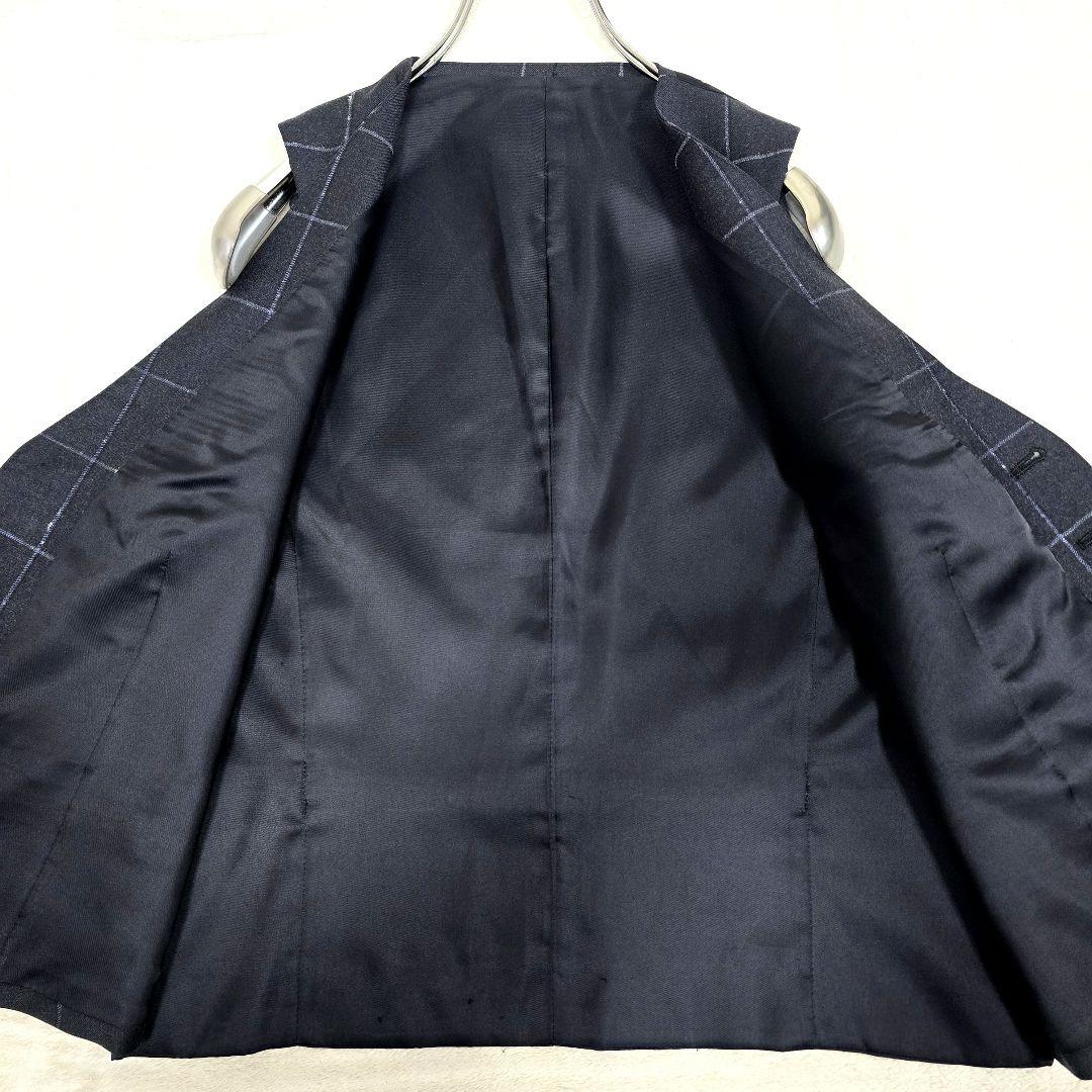 極美品 h'm tailored 3ピーススーツ マルゾット Super100