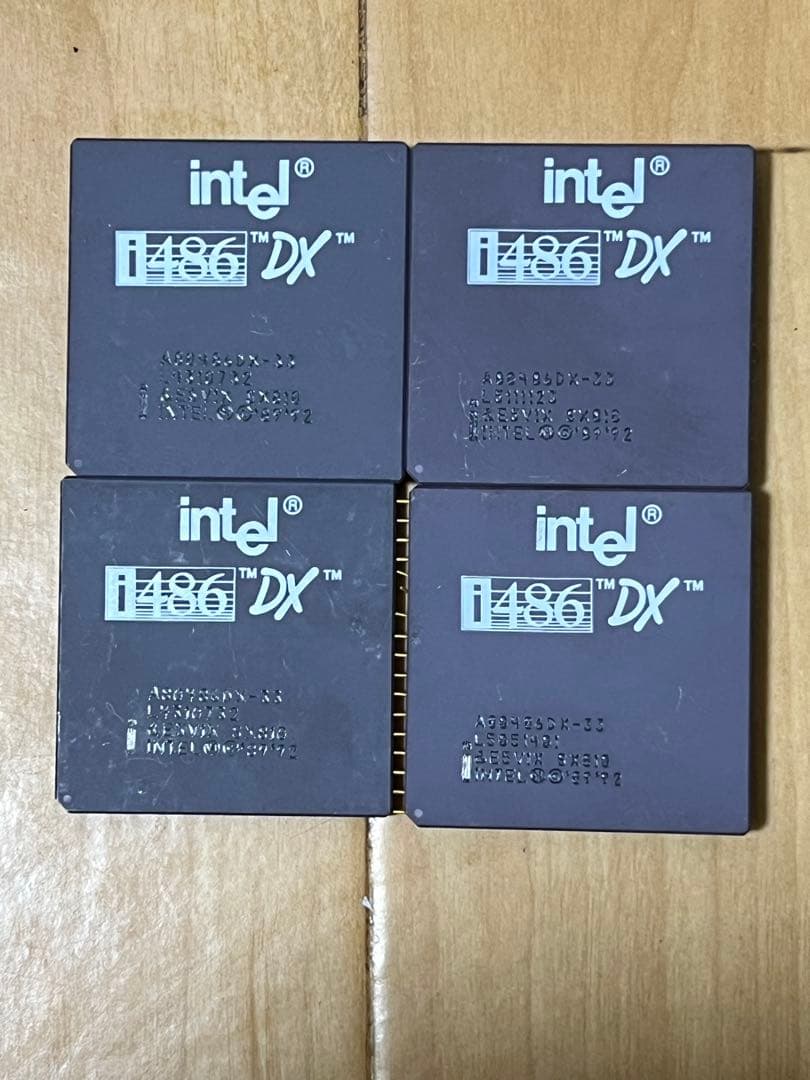 Intel i486 DX CPU 4個セット