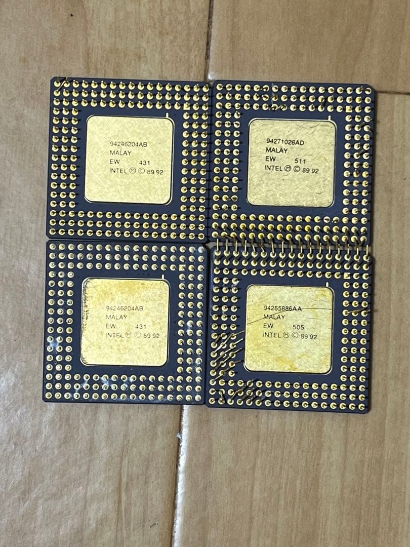 Intel i486 DX CPU 4個セット