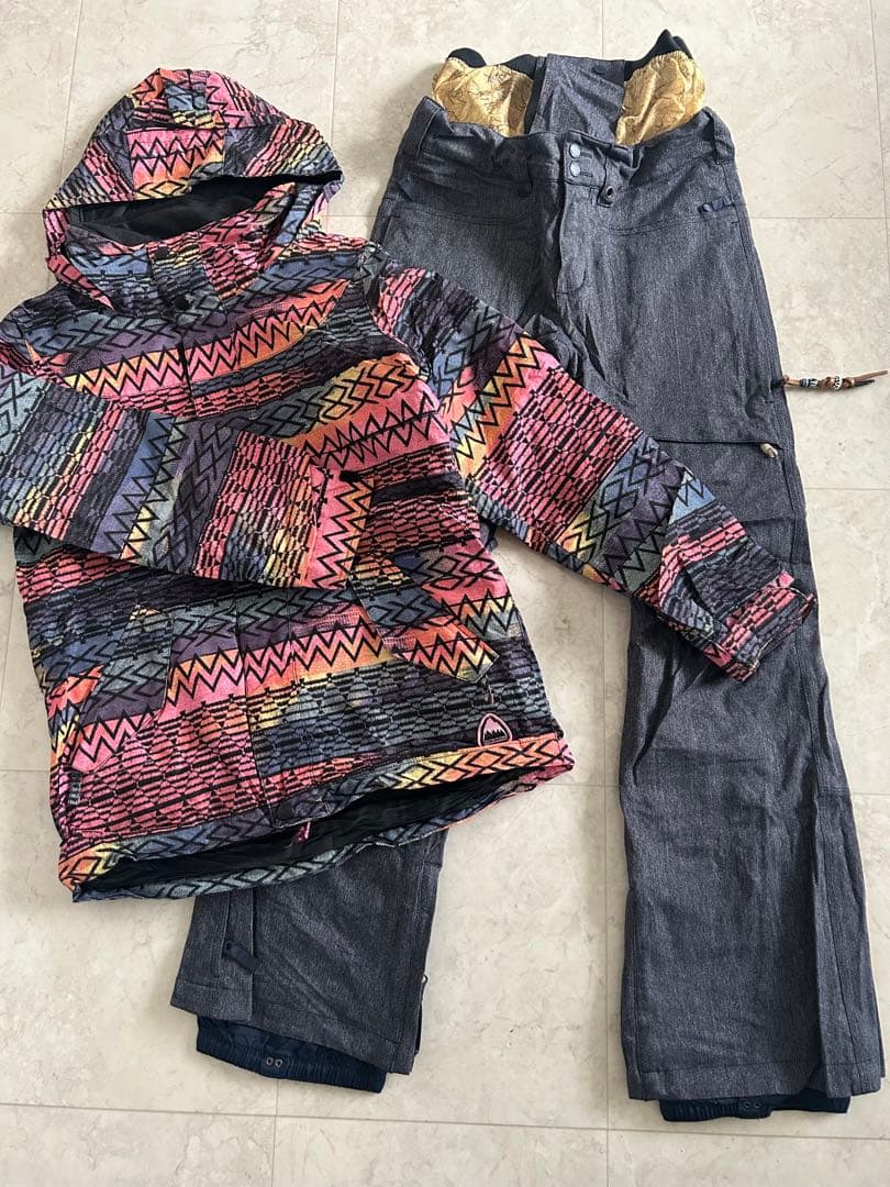 BURTON バートン　スノーボードウェア　上下セット