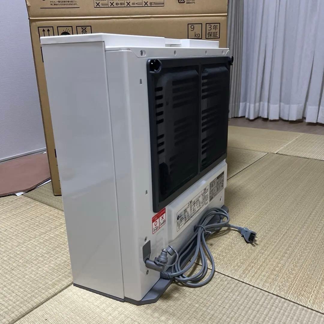 ガスファンヒーター　日本製ノーリツ　都市ガス 専用ホース付き