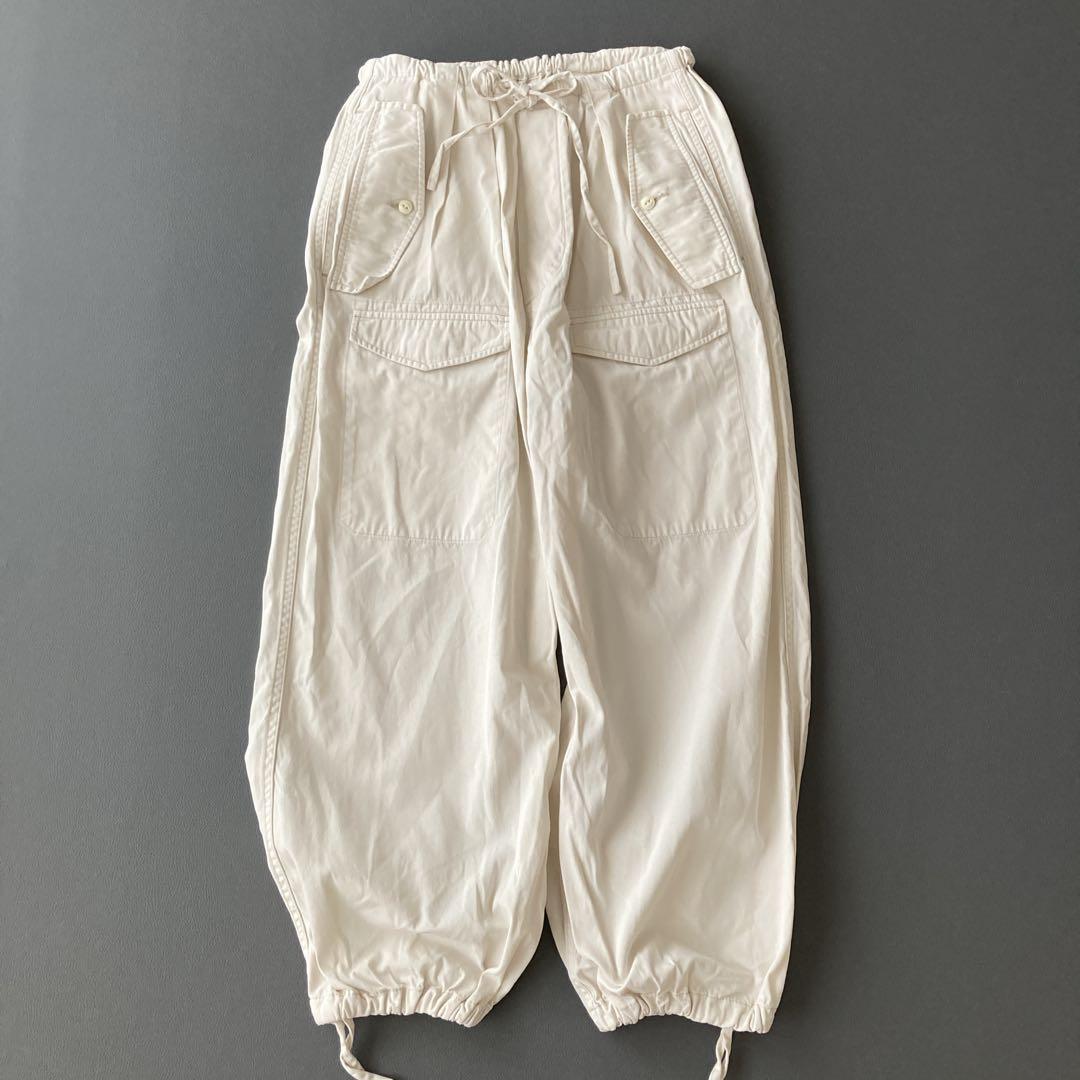 ティッカ　TICCA　パラシュートパンツ　カーゴパンツ　ジョガー　アイボリー