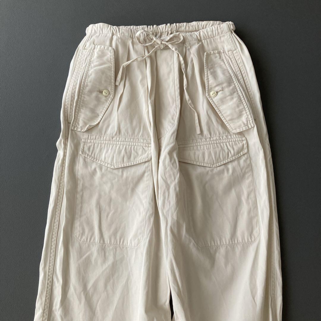 ティッカ　TICCA　パラシュートパンツ　カーゴパンツ　ジョガー　アイボリー