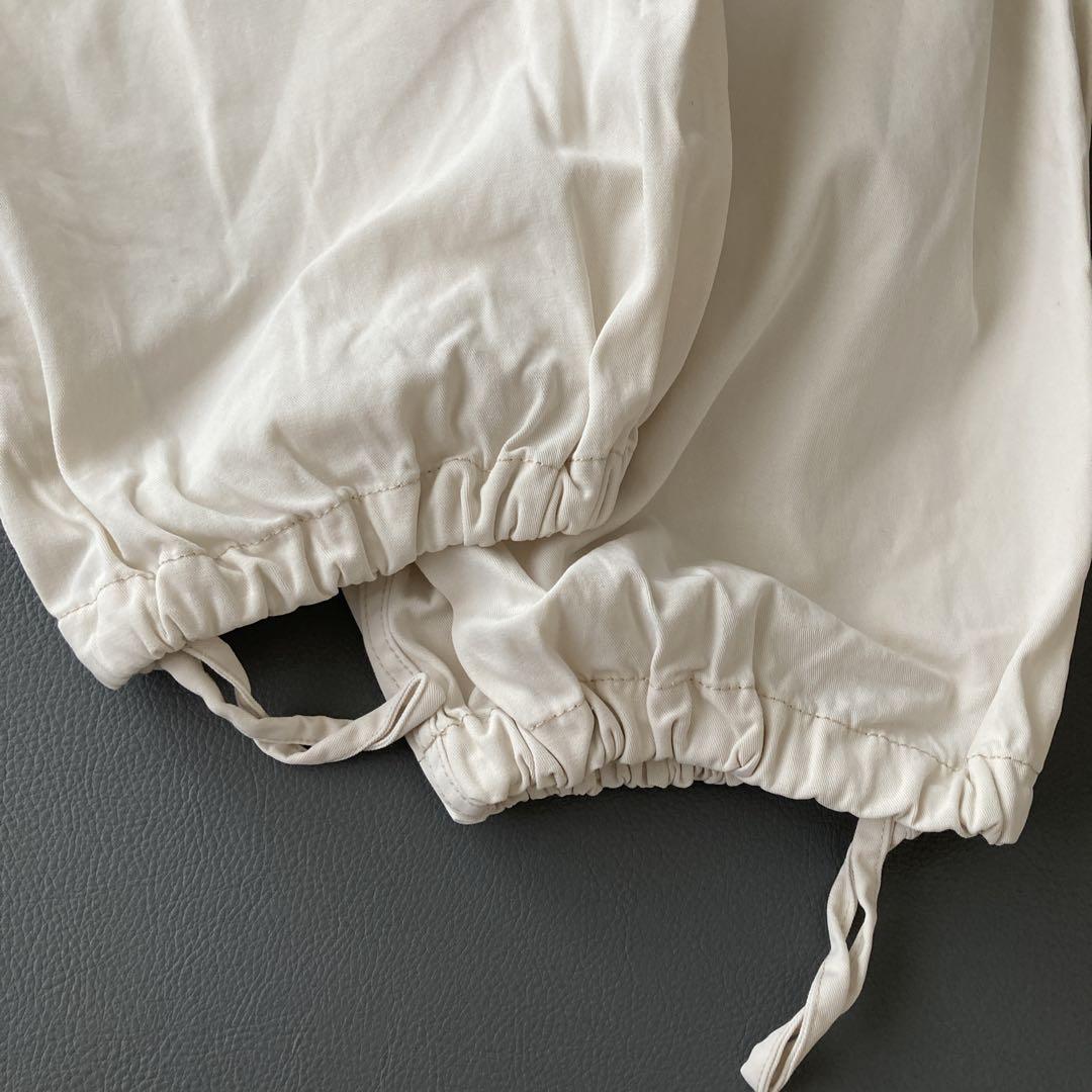 ティッカ　TICCA　パラシュートパンツ　カーゴパンツ　ジョガー　アイボリー