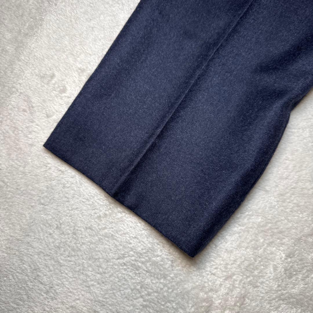 34 極美品　インコテックス　incotex スラックス　ネイビー　44
