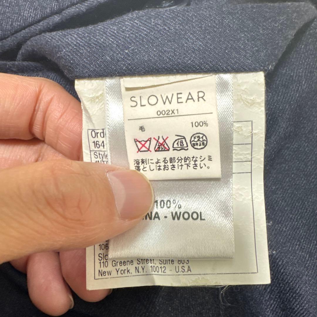 34 極美品　インコテックス　incotex スラックス　ネイビー　44