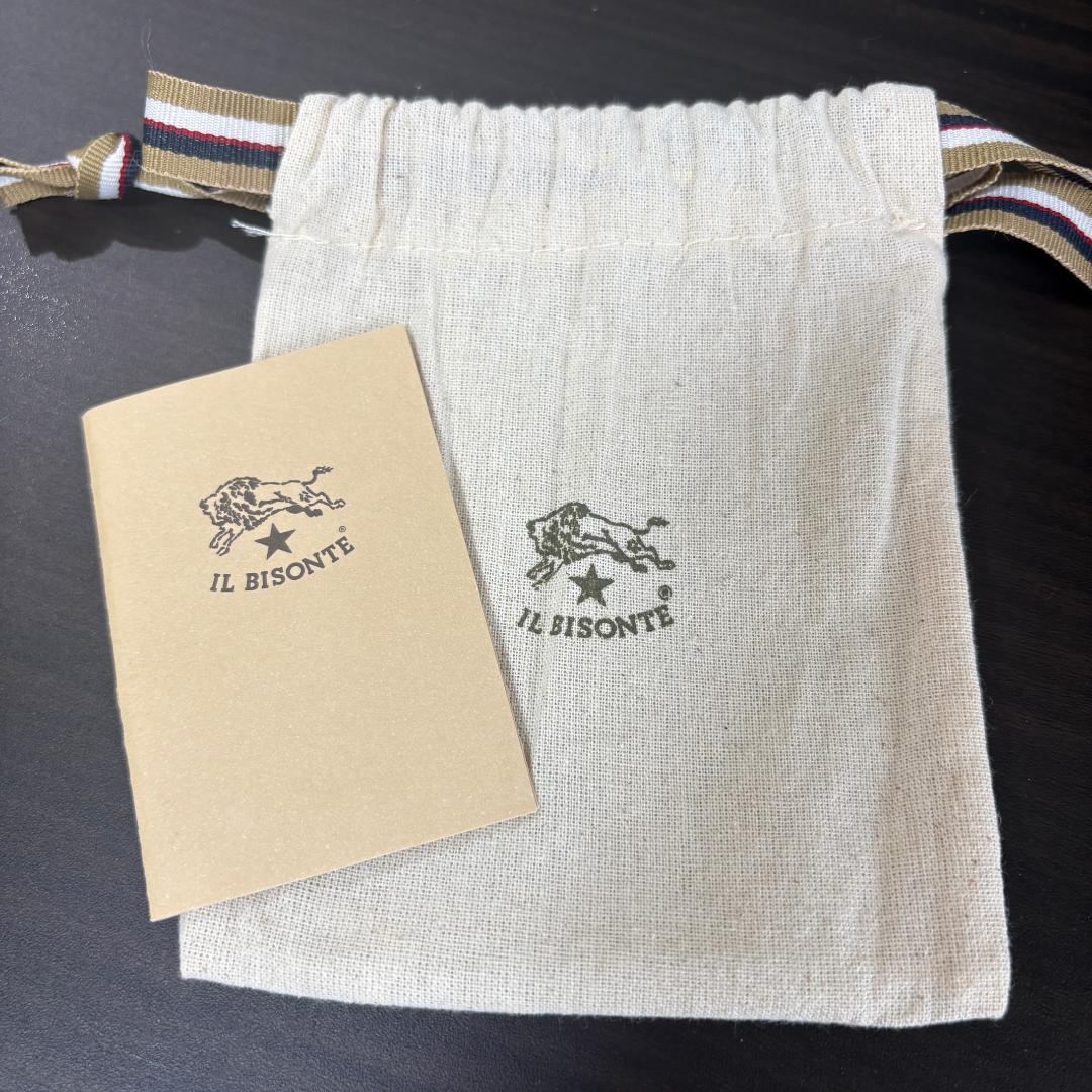 【新品未使用】イルビゾンテ 名刺入れ カードケース カフェラテ ライトグレー