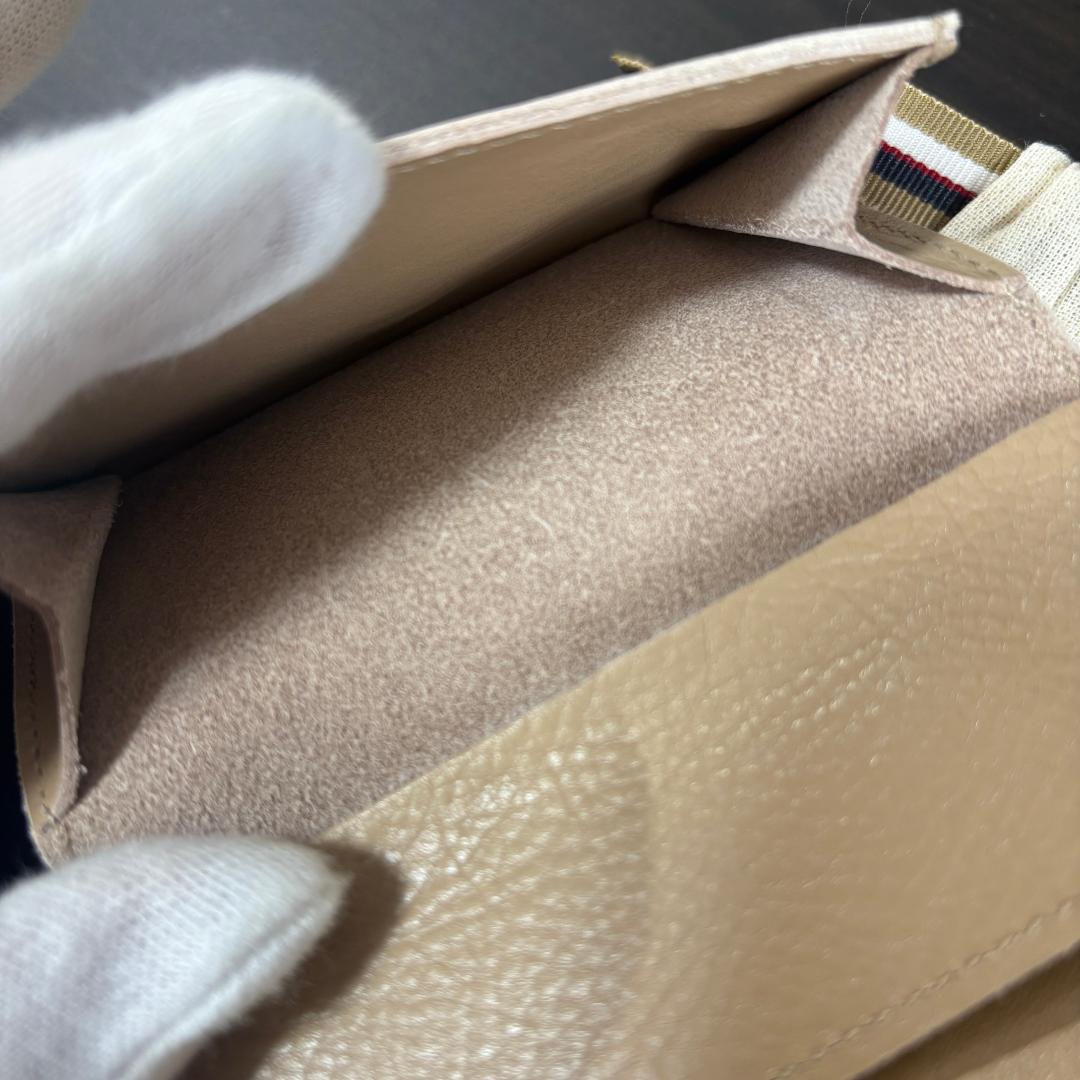 【新品未使用】イルビゾンテ 名刺入れ カードケース カフェラテ ライトグレー