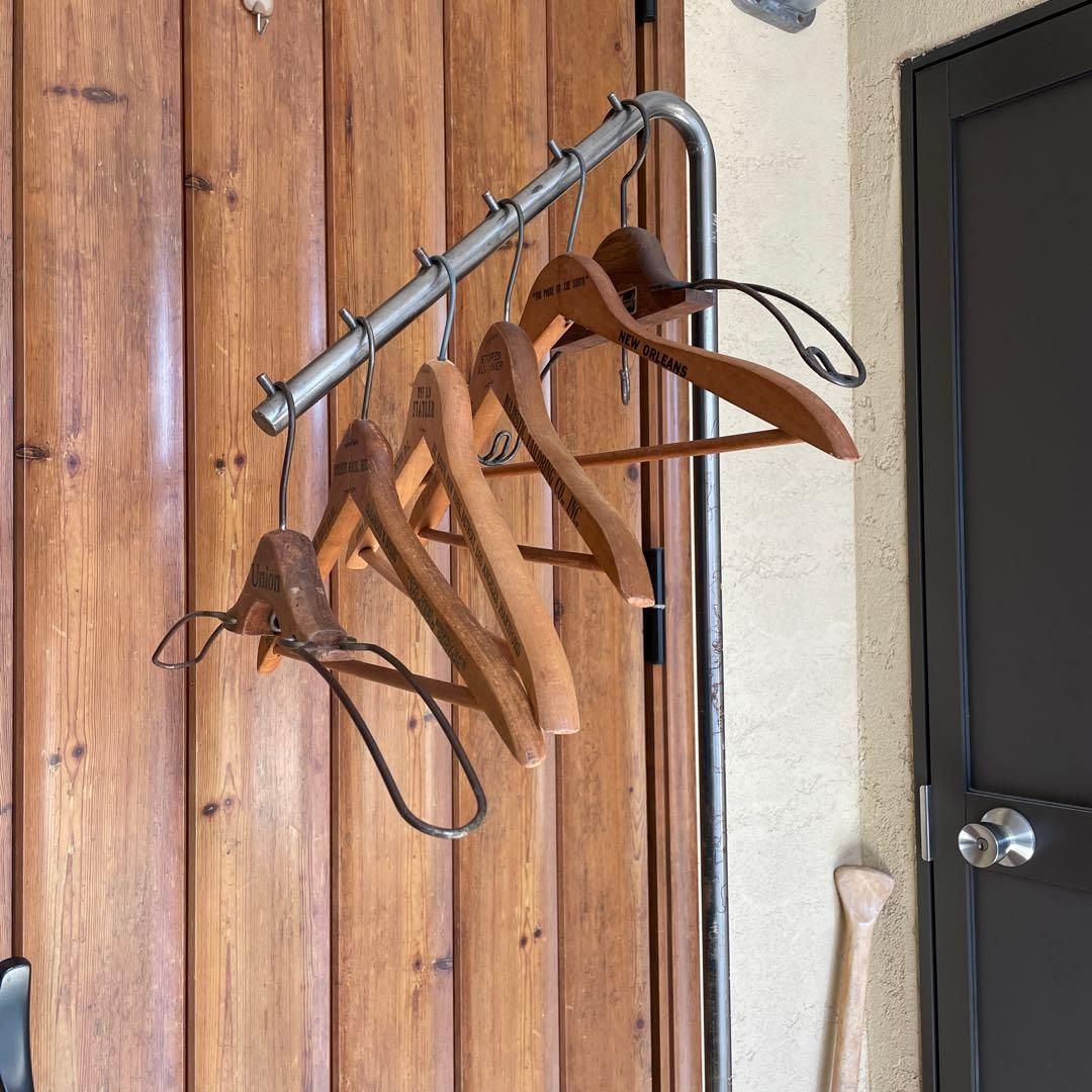 【ラスト1点】インダストリアル スラントハンガー アイアンラック 無骨 シャビー