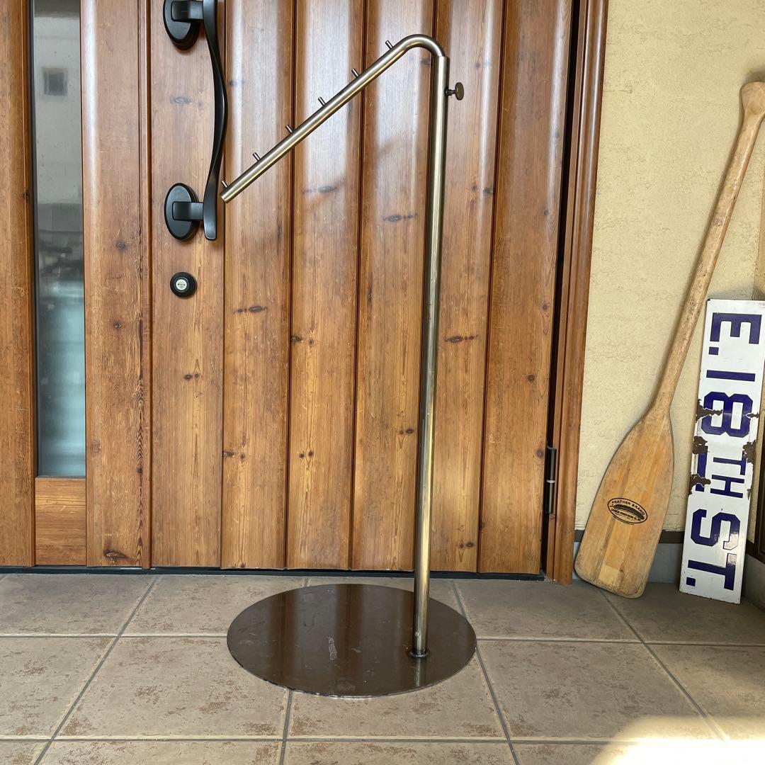 【ラスト1点】インダストリアル スラントハンガー アイアンラック 無骨 シャビー