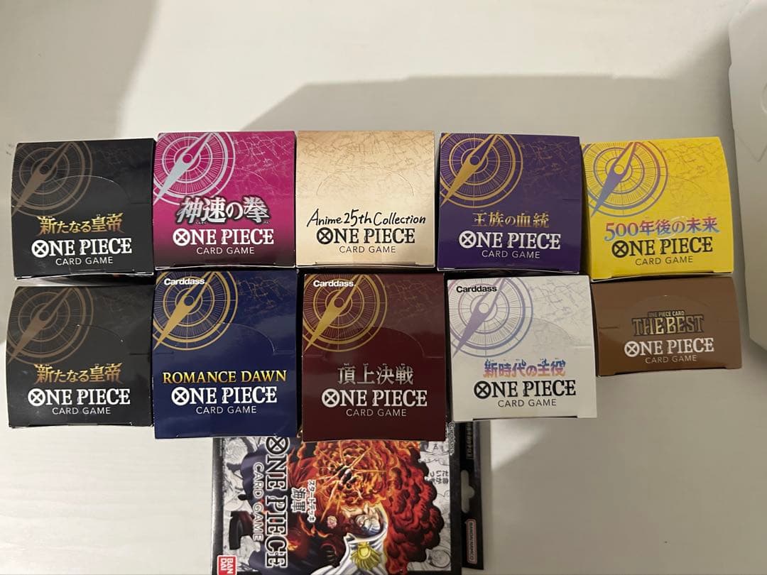 ワンピース カード 未開封、テープ付き　Box