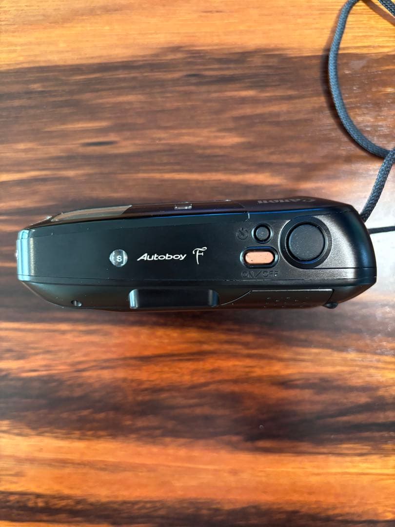 動作確認済　美品Canon Autoboy F フィルムカメラ　カバー保証書付