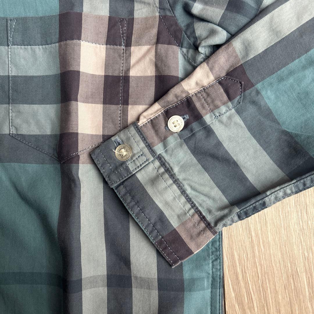 【送料込み／3枚セット】　BURBERRY チェック 長袖シャツ 116、120