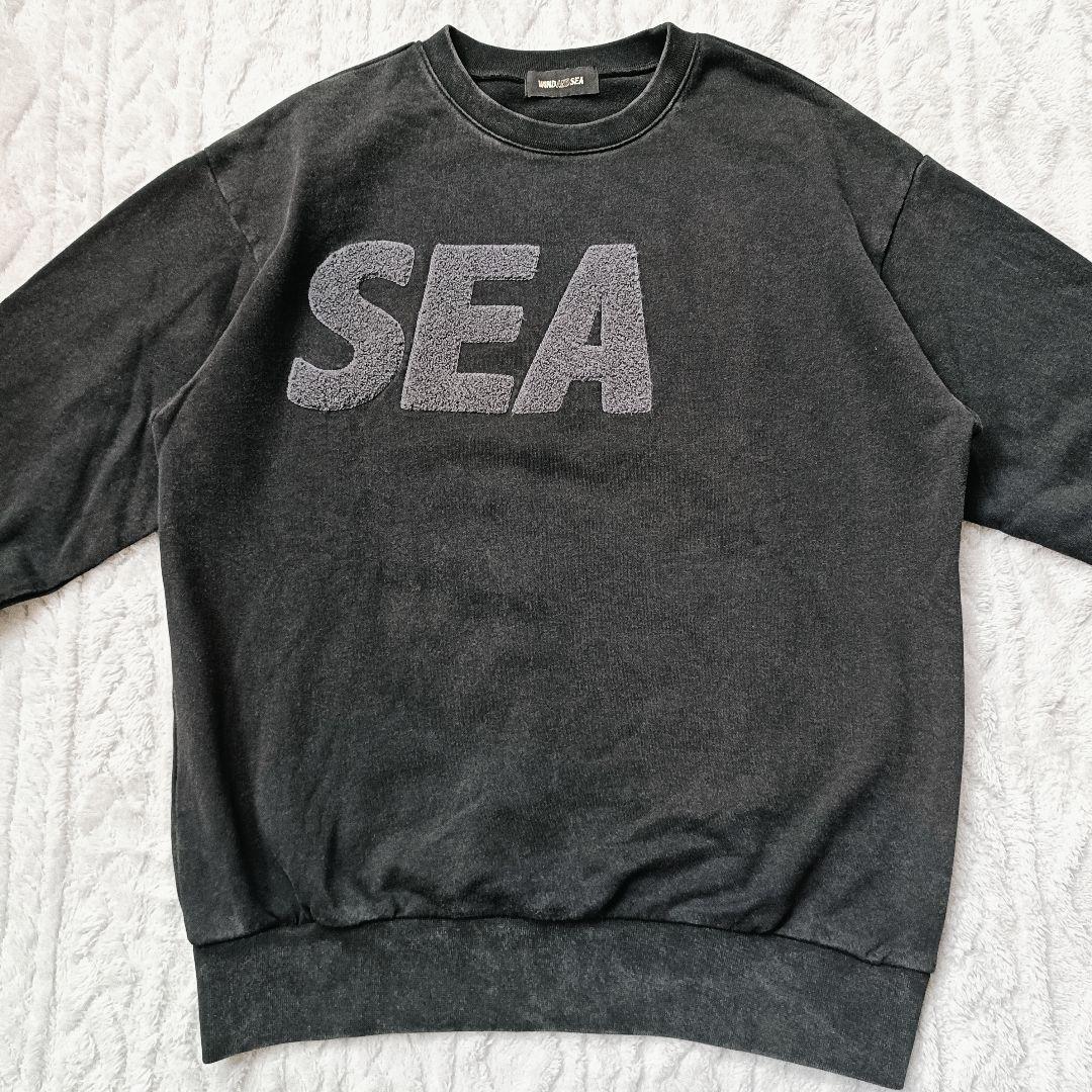 WIND AND SEA トレーナー スウェット ブラック M