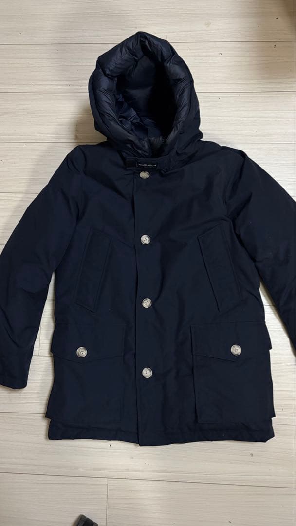【新品同様】定価11万 ウールリッチ アークティックパーカ ダウン NAVY L