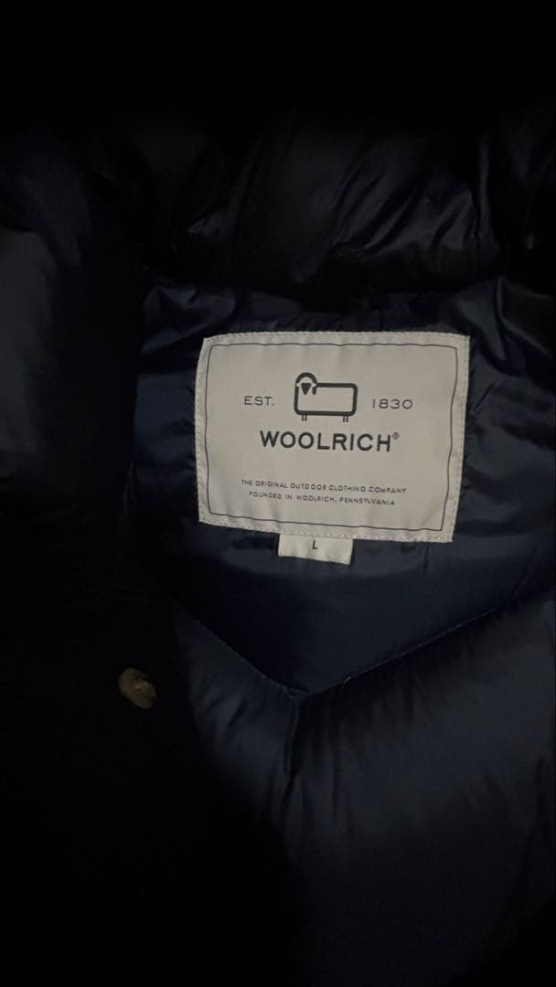 【新品同様】定価11万 ウールリッチ アークティックパーカ ダウン NAVY L