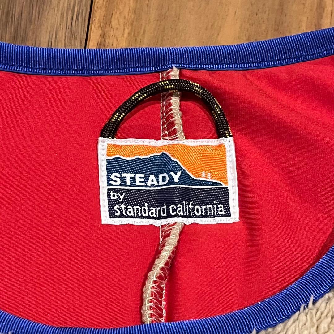 スタンダードカリフォルニア　パイル　プルオーバー　フリース　ベージュ　スタカリ