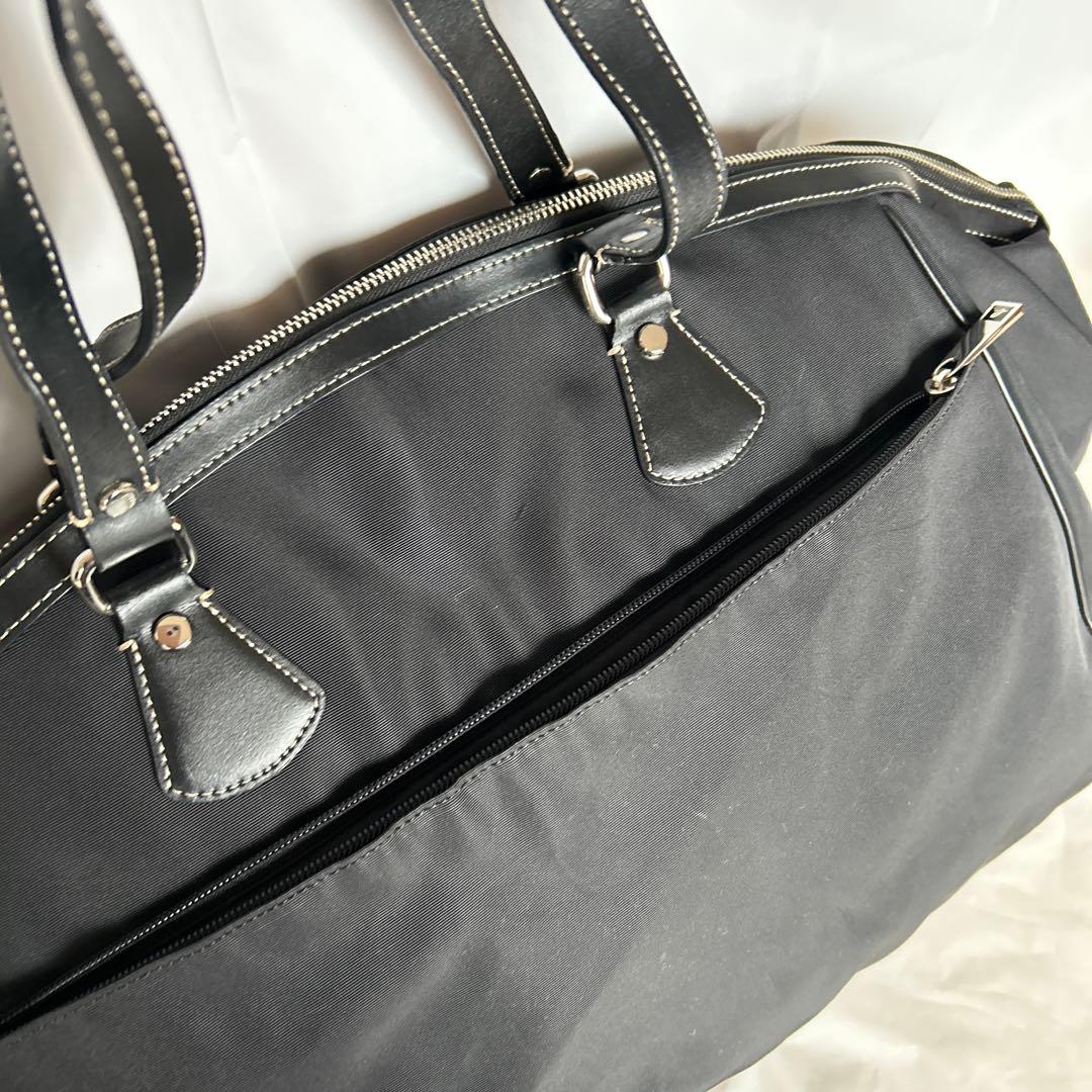 アニエスベー ボストンバッグ 旅行用 トートバッグ　鍵付き 黒　2way 美品