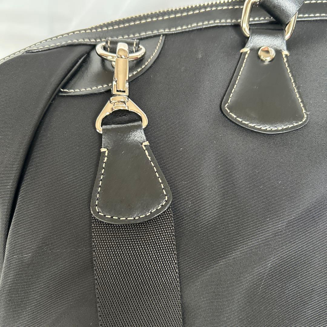 アニエスベー ボストンバッグ 旅行用 トートバッグ　鍵付き 黒　2way 美品